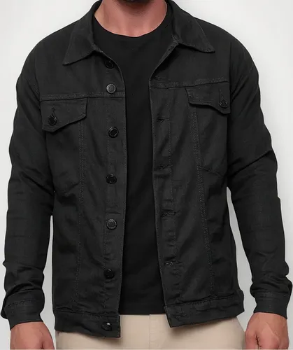 Jaqueta Masculina Sarja Jeans Slim (3 cores)