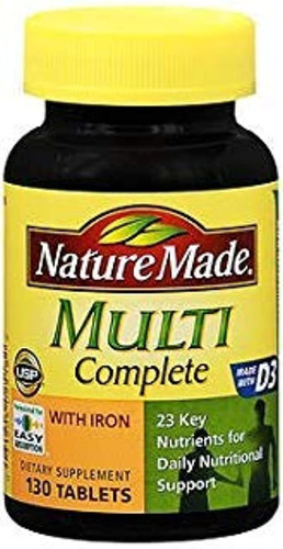 Nature Made - Juego De 2 Comprimidos (130 Unidades)