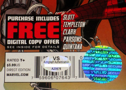Avenging Spiderman #8- Firmado Por El Gran Stan Lee- C O A