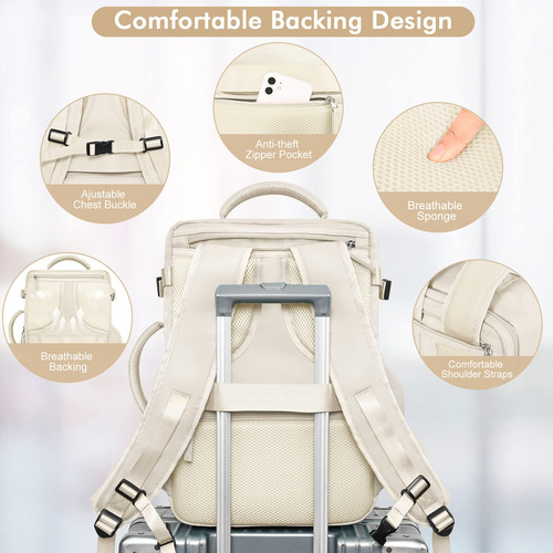 Mochila Para Laptop Rinlist De Viaje Unisex Multifuncional