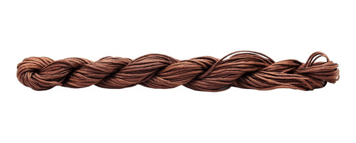 Hilo Seda Bisuteria 10 Madejas X 25m Grosor 1mm C/ Cafe Nuev