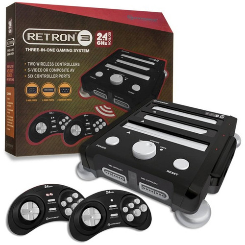 Consola Retron 3 Hyperkin 3 En 1 Para Snes/ Genesis/ Nes 