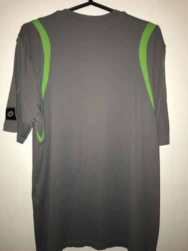 Coritiba Pr Camisa De Passeio Lotto Chumbo Bordada G