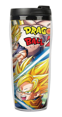 Termo De Dragon Ball Z Goku Gohan Goten 450ml Tapa Con Rosca