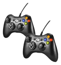 Comprar Kit 2 Controles Com Fio Manete Compatível Com Xbox 360 u002F Pc