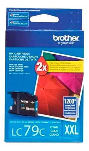 Brother Lc79c Super Alto Rendimiento Xxl 1200pg