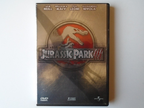 Jurassic Park 3 Dvd 2002 Universal Studios