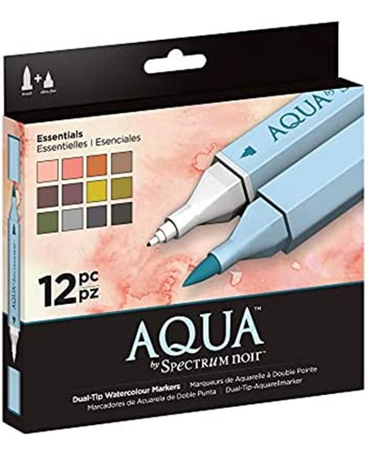 Spectrum Noir Aqua Artists Rotuladores Para Colorear Con Pun