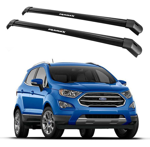 Barras Techo Rurales Eqmax Delta Ford Ecosport 2013+ Negro