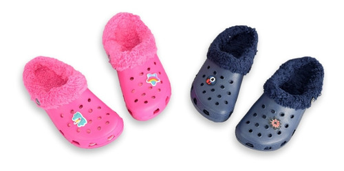 Zueco De Goma Con Piel Niños Seawalk Winter Pantufla Gomon