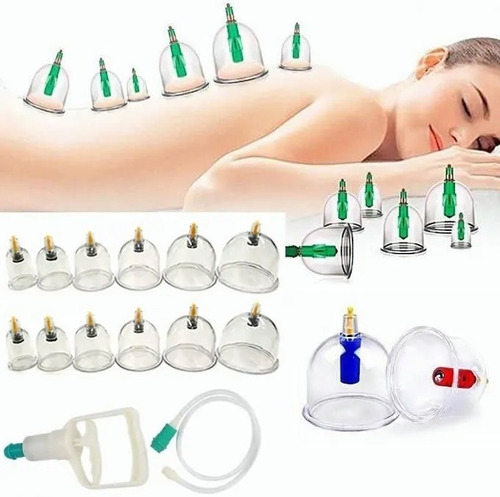 Kit 12 Ventosas Relajacion Adelgazamiento Terapeuticas