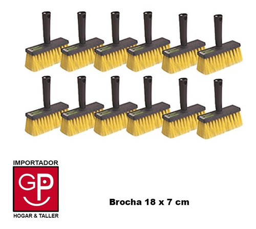Brocha Pinceleta X 12 Piezas 18 X 7 Cm G P