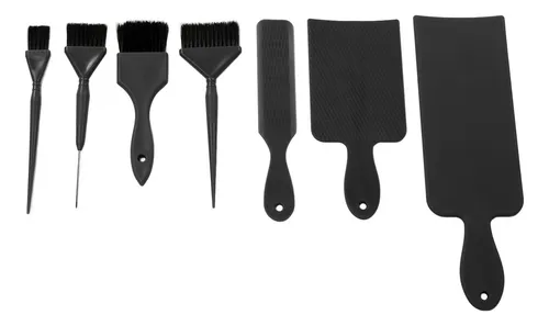 Juego De Tablas Y Paletas De Balayage Negras Y Negras, 7 Pie
