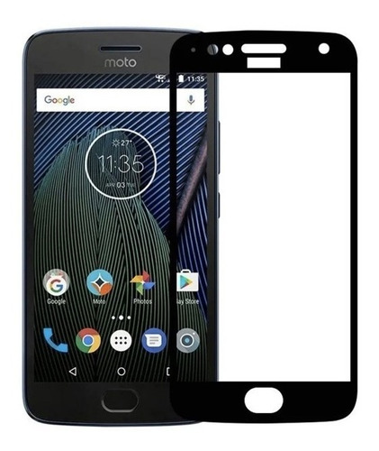 Lamina Mica Glass 9d Full Compatible Moto G5 Plus 