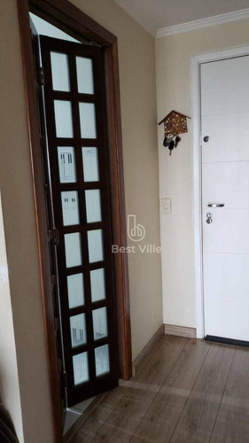 Imagem 4 de 17 de Apartamento À Venda, 73m² De Área Útil No Condomínio Reserva Alto De Osasco, Rochdale, Osasco - Sp, 03 Dormitórios Com Armários Sendo 01 Suíte. - Ap0123