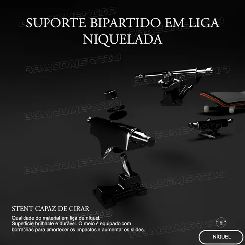 Skate Dedo Profissional Com Rolamento Fingerboard Original, Magalu  Empresas