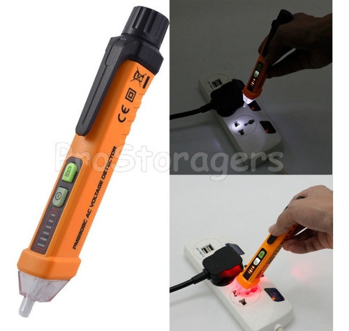 Imagen 1 de 6 de Non-contact Voltage Detector De Testerac 12-1000v Pluma Pm89