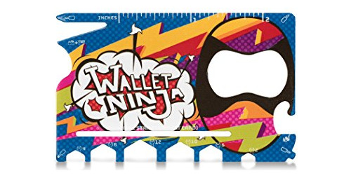 Edición Limitada: Pop Art Wallet Ninja - 18 En 1 Multiherram