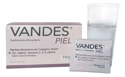 Vandes Piel 30 Sobres Sabor Arándano