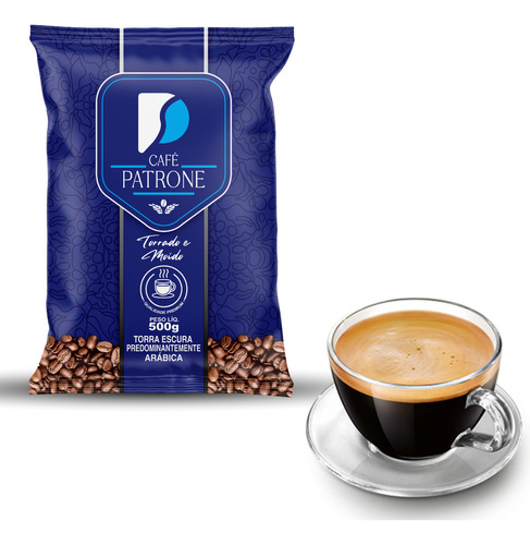 Café Patrone Torrado E Moído Tradicional Almofada 500g