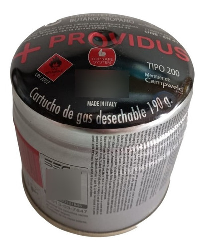 Pack 6 Cartucho Gas Butano 190g.