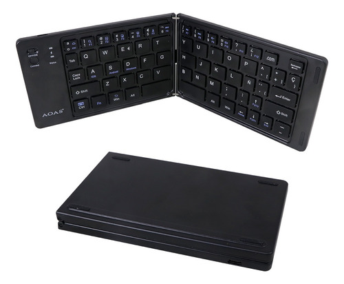 Mini Teclado Bluetooth Plegable Portátil Ios Android Windows