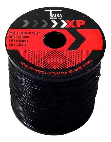 Bobina Nylon Tanza Taira Xp 0,37 Mm X 1/4 Lbs 1000 Mt Pesca 