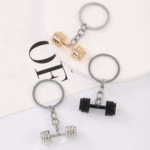 Llavero Con Mancuernas En Miniatura Personality 3