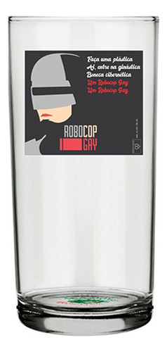 Copo Cylinder Mamonas Assassinas Robocop Gay 300ml