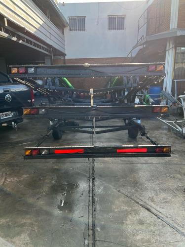 Imagen 5 de 9 de Trailer Pintado Doble T 80mm Cama Para Golpe Doble 4,90mts