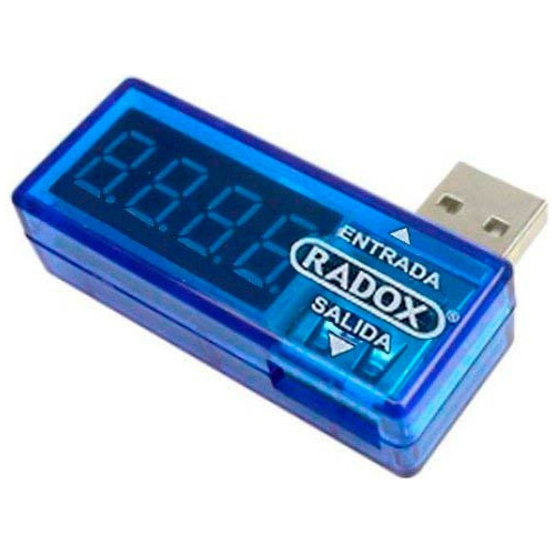 Voltímetro Usb Radox 535-400 Azul