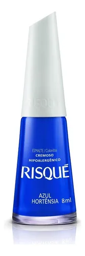 Esmalte Uñas Coloridos Risqué Color 610 - Azul Hortensia