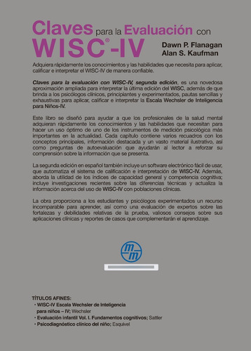 Claves Para La Evaluación Con Wisc-iv