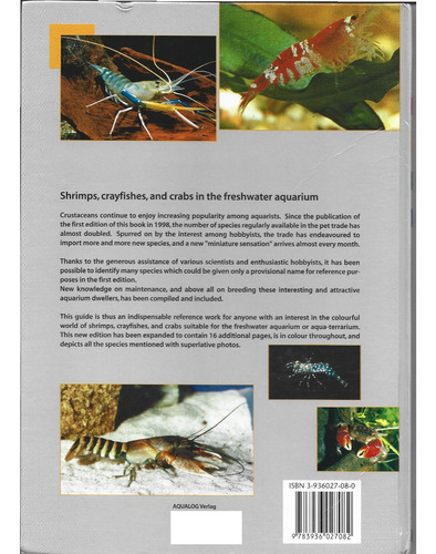 Aqualog Gambas Caridina Camarón Langosta ! Acuario Acuarismo (Usado)
