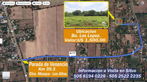 Imagen 11 de 11 de Se Venden Lotes De Terrenos En Ctra. Los Altos, Masaya.