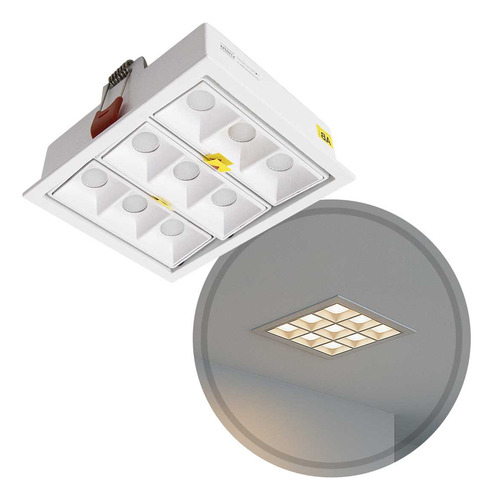 Spot Led Embutir Picco 21w 2700k Focos Orientáveis St3228
