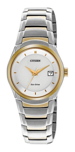 Reloj Citizen Ecodrive Two-tone Original Mujer Time Square