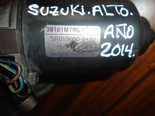 Vendo Motor De Wiper De Suzuki Alto, Año 2014, # 30101m76g10