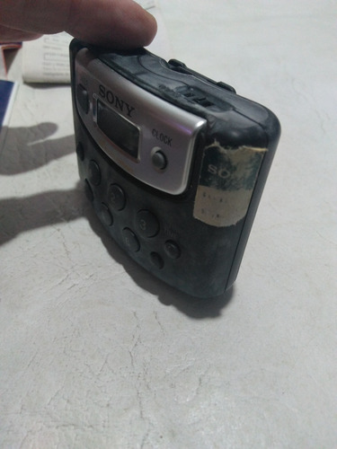 Radio Sony Walkman Srf M37 Am/fm Descolorida C/ Auriculares Negro (Usado)