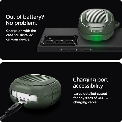 Spigen Rugged Armor Diseñada Para Los Galaxy Buds2 Pro (2022