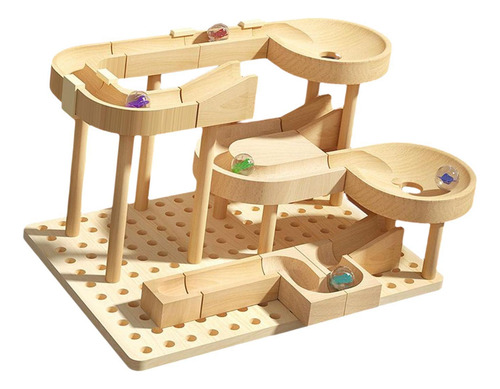 Pista De Madera, Juguetes De , Pista De Castillo, Estilo B