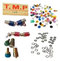 Comprar 4 Matrices Tmp + Broches A Presion Snaps+ Broches Doble Aro
