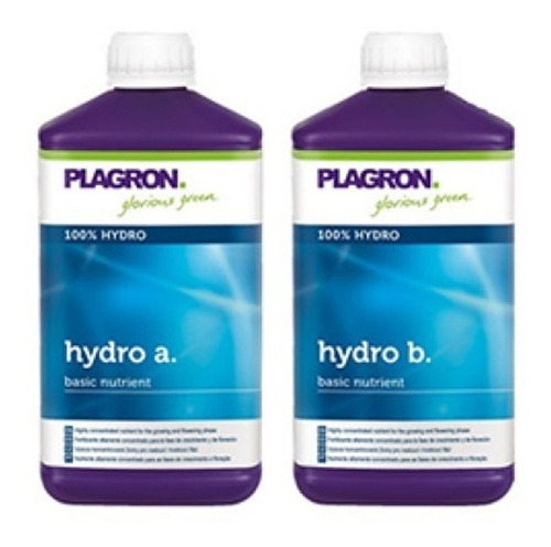 Fertilizante Basico Para Hidroponia  A+b 1 Lt Plagron  