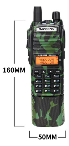 Radio Walkie-talkie Baofengu V82 Uhf/vhf 128 Canales Camufla
