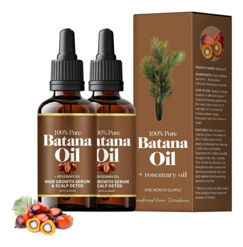 Aceite De Batana Crudo Para Eliminar Las Puntas Abiertas*2pc