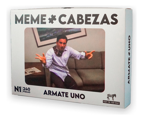 Juego De Mesa Memecabeza Fight Rompecabeza Edicion Parkour