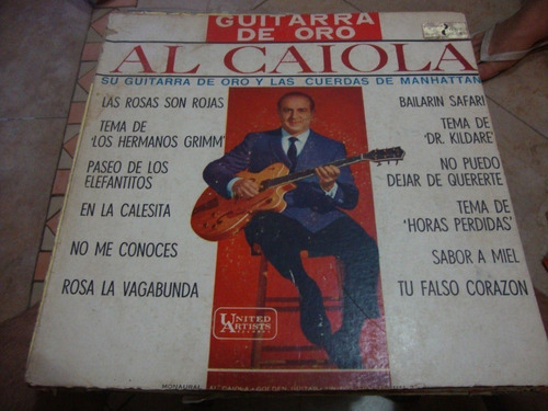 Portada Al Caiola Guitarra De Oro P1