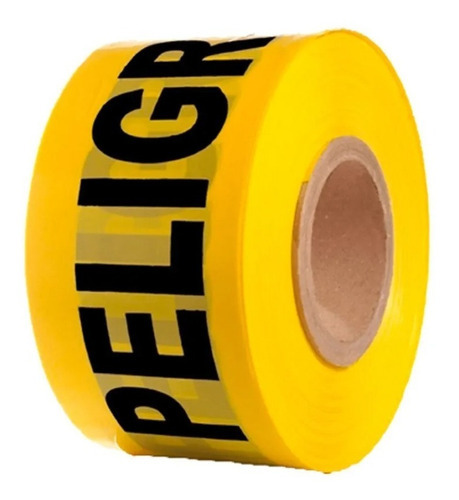 Cinta Peligro Amarilla 75mm X 305 Mts Color Amarillo