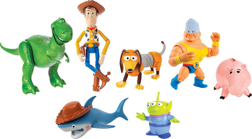 Disney And Pixar Toy Story - Juego De 7 Figuras De Acción