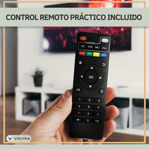 Android Tv Box Pro 4k - Convierte En Smart 128 Gb